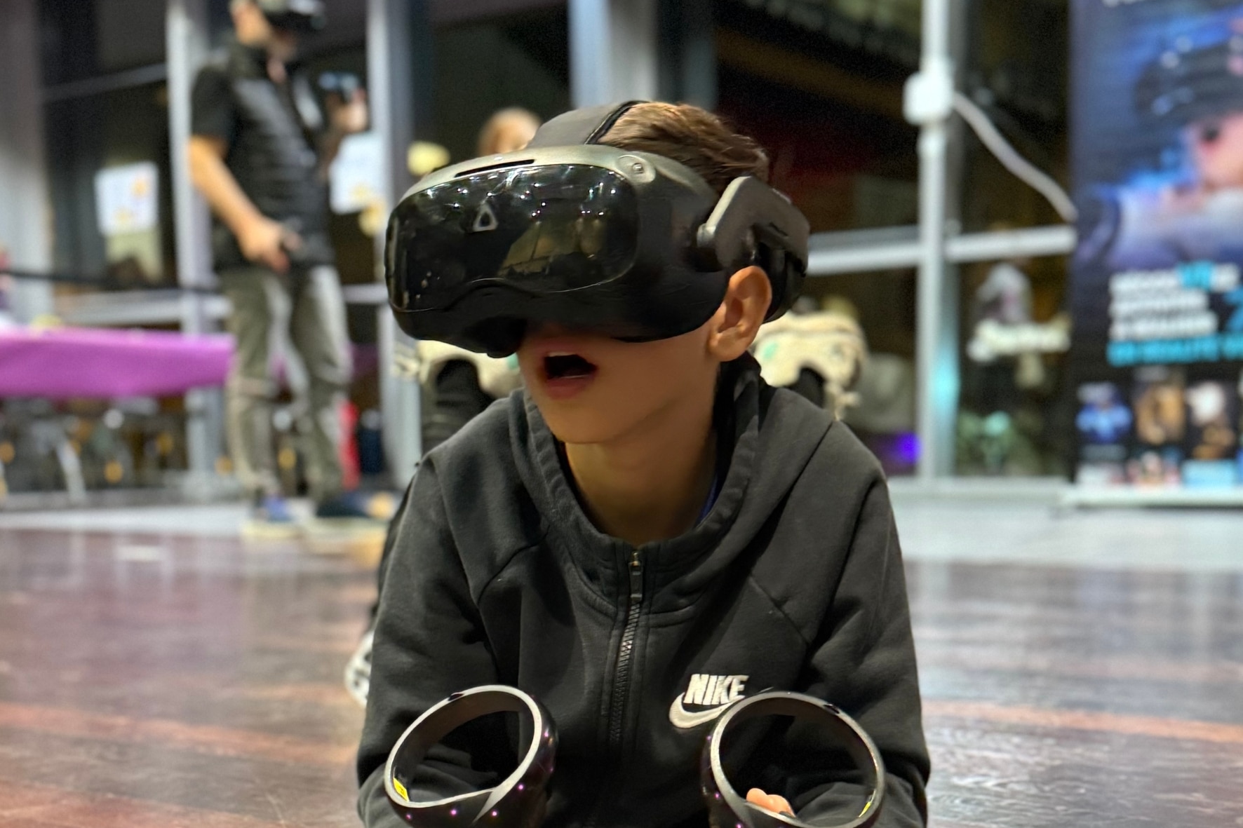 enfant qui joue en vr chez ereel annecy