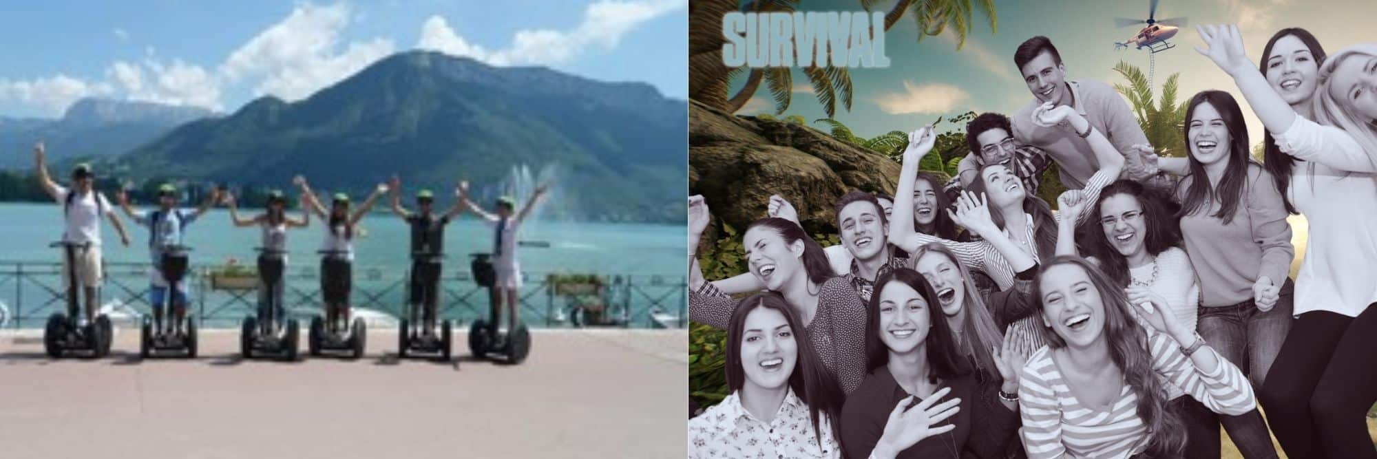 Activité de groupe à Annecy entre Segway et réalité virtuelle